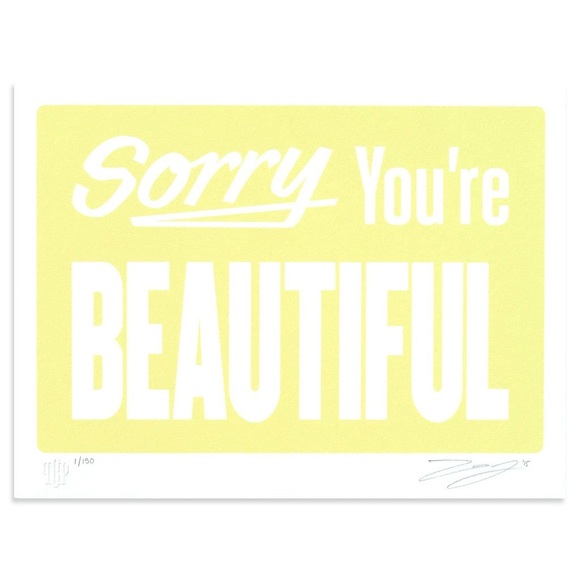 Other - Sorry You’re Beautiful Michael Coleman Print